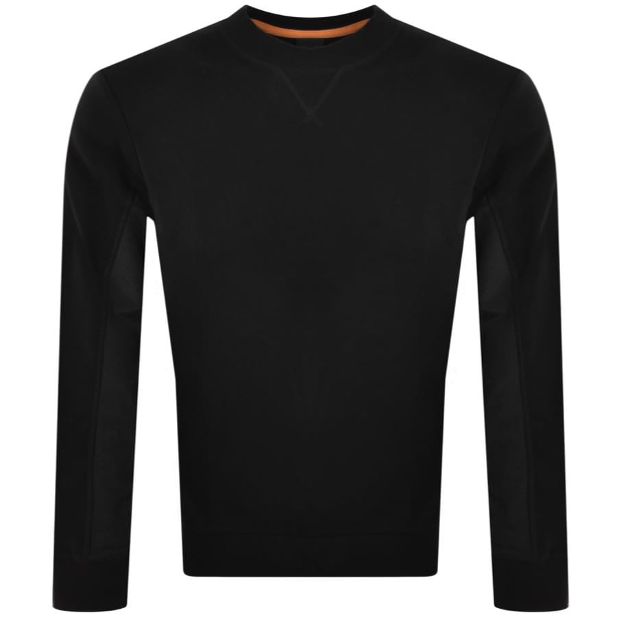 BOSS Wenylon 01 Crew Neck Sweatshirt Black Mainline Menswear